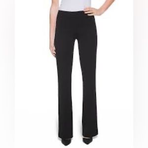White House Black Market Black Stretch Flat Front Pant.